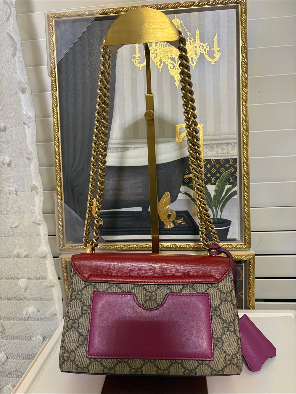 Gucci 🌹Padlock Small GG Supreme Shoulder Bag -Excellent condition - Picture 14 of 14